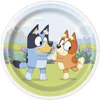 Bluey Party Round Dessert Plates