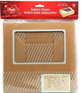 4ct Bakery Paper Boxes